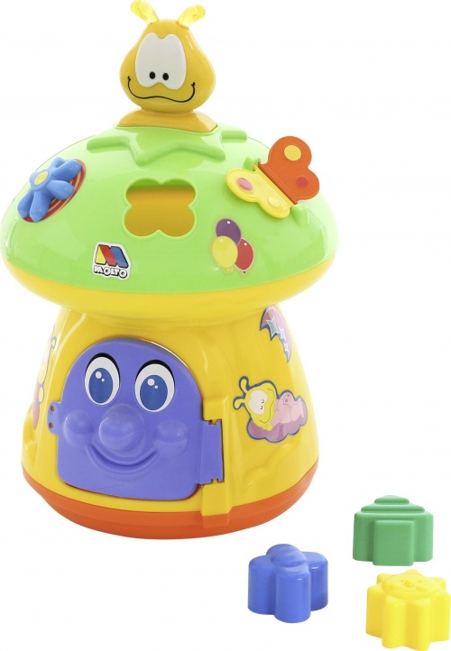 Игровой центр-паззл гриб 4шт сетка .арт-1038 (4810344021038)